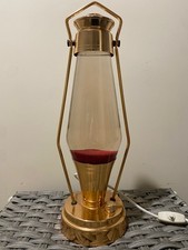 RARE VINTAGE ASTRO LAVA COACH LAMP LANTERN - CRESTWORTH COPPER FINISH TESTED
