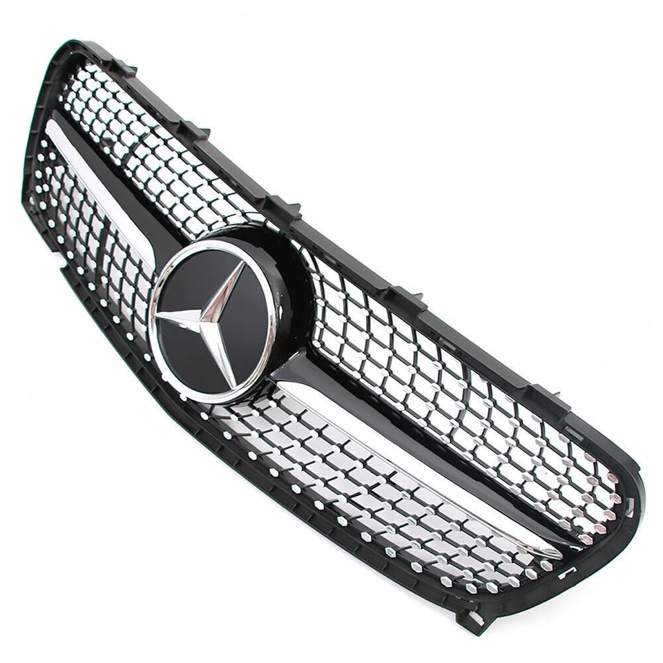 Front Grille Grill W/3D Emblem For Mercedes Benz X156 2018-2020 GLA200 GLA250 Foto 3 de 4