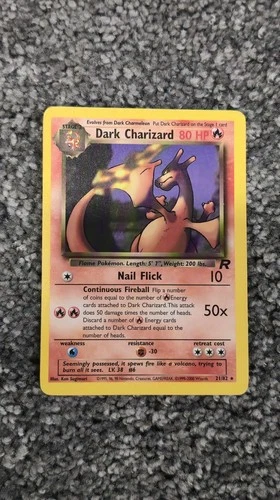 Pokémon TCG Dark Charizard 21/82 Team Rocket Rare