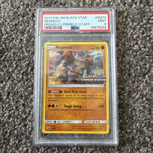 Regirock graded PSA 9 for sale on eBay