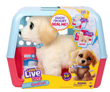 Little Live Pets Ouchies Cooper the Retriever Puppy Dog Pet Playset Toy Plush