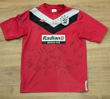 Huddersfield Town Signed Kids Football Shirt- XLB- 15+ Player Signatures 