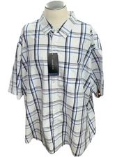 Double Pump mens shirt 3XL Button Down Short Sleeve B&T