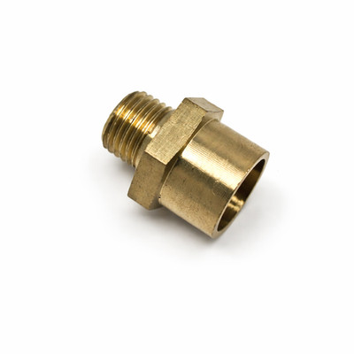 2x 15mm x 1/4'' BSP Stecker Adapter Messing Klemmverschraubung