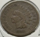 1880 Indian Head Cent, Good, Very Nice, Low Mintage! 🔥