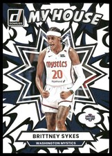 Brittney Sykes 2025 Donruss WNBA #18 My House Washington Mystics
