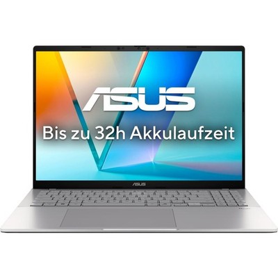 ASUS Vivobook S16 S3607QA-PL004W Notebook 16 Zoll 16 GB RAM Snapdragon X Silber
