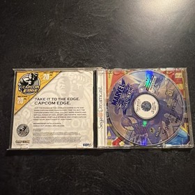 Marvel vs. Capcom Clash of Super Heroes for Sega Dreamcast Disc, Manual, Box