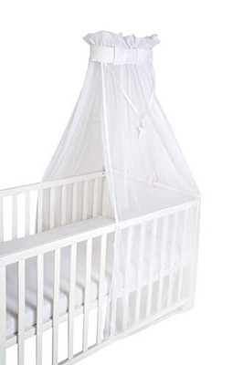 roba Babybett-Himmel safe  asleep uni, weiß, mesh Wie Neu