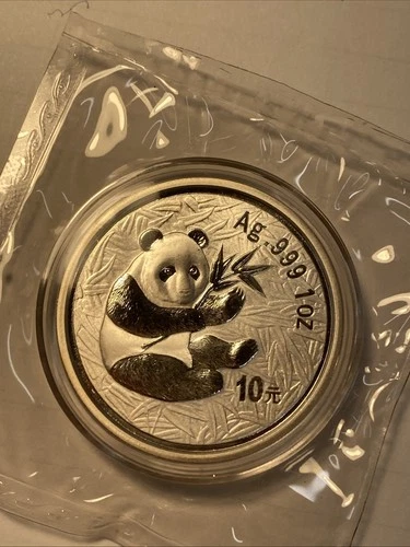 2000 Chinese Silver Panda 1 oz — photo from the most recent tracked eBay sale
