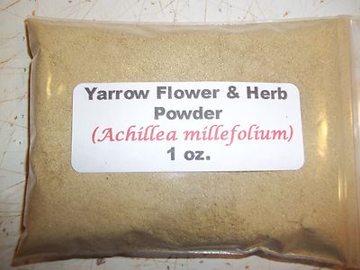 1 oz. Yarrow Flower & Herb Powder (Achillea Millefolium)
