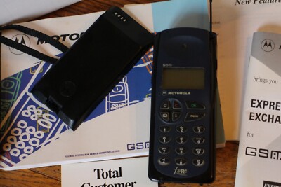 Motorola 6200 Vintage - Téléphone Mobile Collection Avec Boîte, Manuels, Chargeur - Pour Pièces