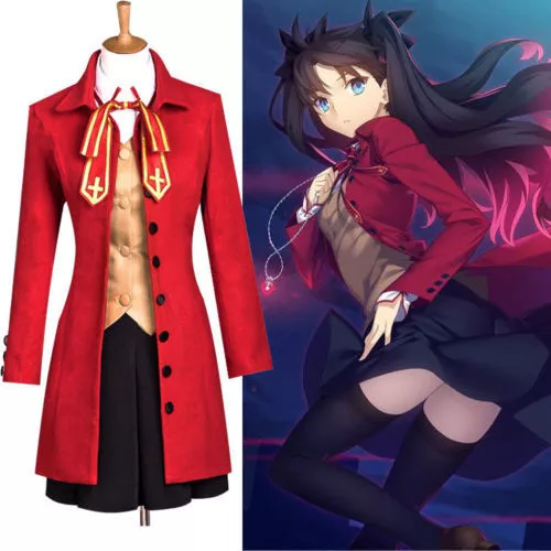 Fate Stay night Tohsaka Rin Matou Sakura School Uniform Suit