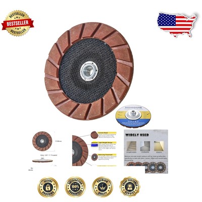 Lightweight 50 Grit Diamond Ceramic Grinding Wheel for Smooth Concrete Finishing