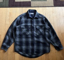 vintage 80s 90s sears flannel shirt L