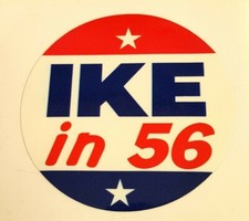 Ike In 56 Sticker Decal Hotrod Rat Rod Vintage Look Car Truck Nostalgia 167