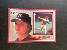 1983 DONRUSS ACTION ALL STAR #51 JOE NIEKRO BASEBALL JUMBO CARD FROM PACK 