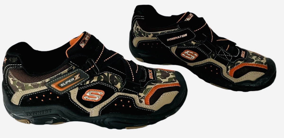 Skechers SKX Super Z 91587L Orange Black Athletic Shoes Mens 7