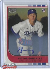 2021 Topps Archives Snapshots Auto #29 Victor Gonzalez LA Dodgers Rookie RC