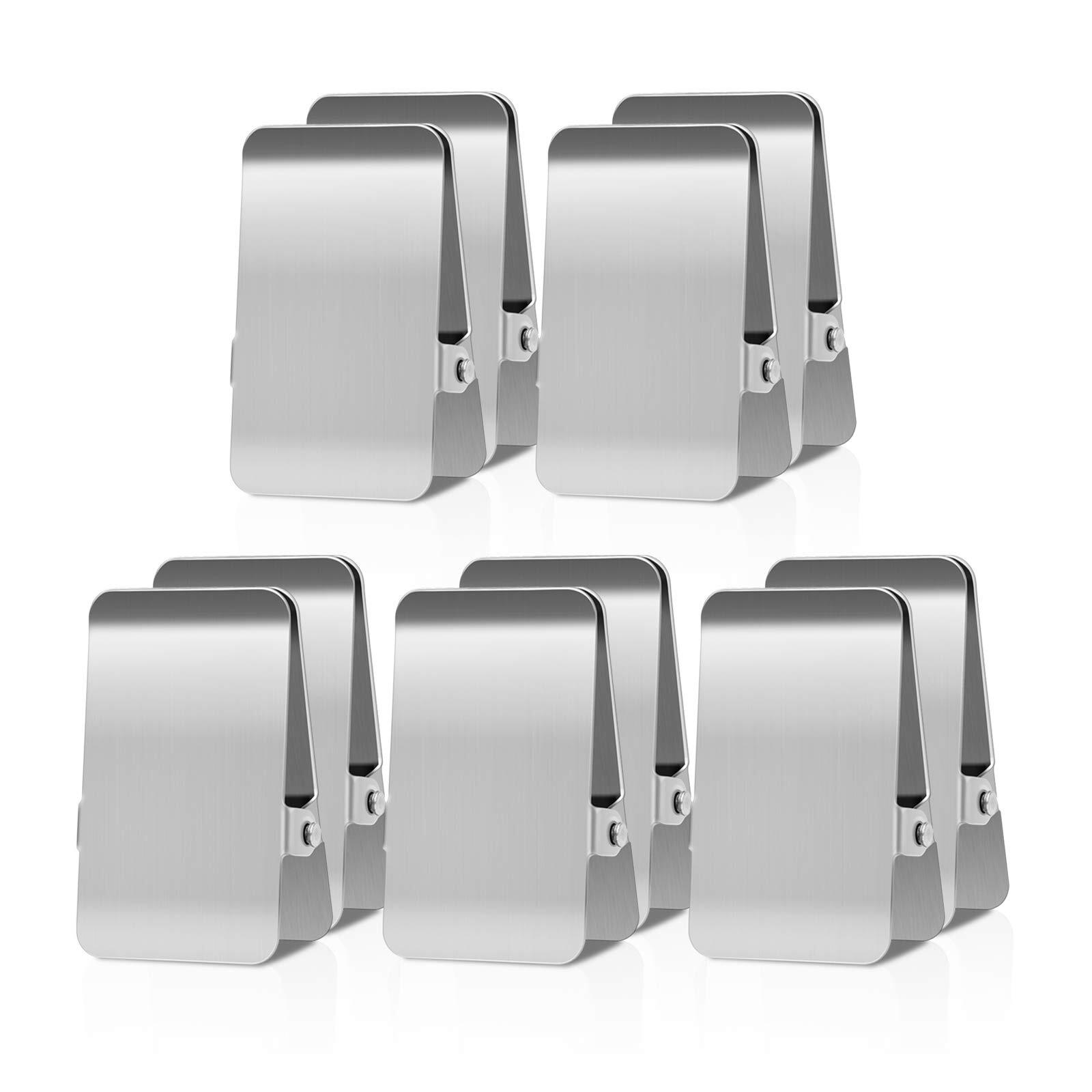 Large Chip Bag Clips with Anti-Slip RubberAll-Purpose Stainless Steel Heavy