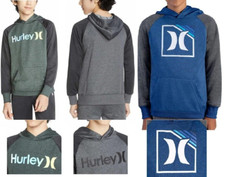 Boy's HURLEY H20-Dri French Terry Solar Hoodie Sz: Small 7/8 - XL 14/16 