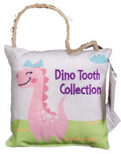 Tooth Fairy Pillow Pink Brontosaurus Dinosaur Door Hanger With Pocket T73 