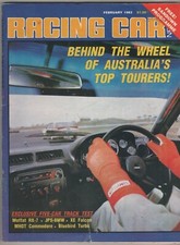 Racing Car News 1983 Feb Sandown RX7 XE Falcon NZGP Nissan 240RS BP Solar Trek