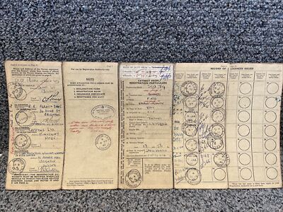 FORD THAMES VAN 1956 CLASSIC VINTAGE RF60 LOGBOOK
