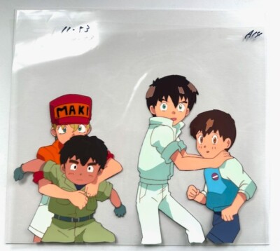Vintage Ginga Hyoryu Anime Cel And Pencil Drawing 1983