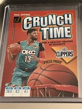 PAUL GEORGE 2019-20 DONRUSS CRUNCH TIME PRESS PROOF GOLD SP #1