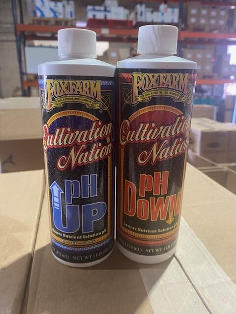 Cultivation Nation pH Up & Down Nutrient Supplements, Pack of 2