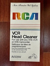 RCA VCR Head Cleaner Non Abrasive Wet System For Use With Any VHS AV009W