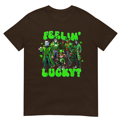 Feelin' Lucky Funny St. Patrick s Day Horror T-Shirt