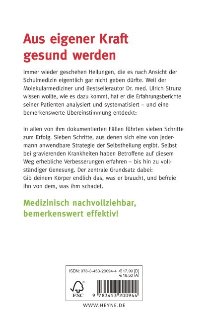 Thumbnail - Strategien Der Selbstheilung Ulrich Strunz