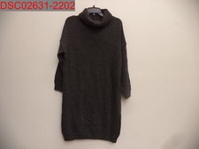 NWOT - Topshop Women's Charcoal Grey Turtleneck Sweater Dress, Size 6