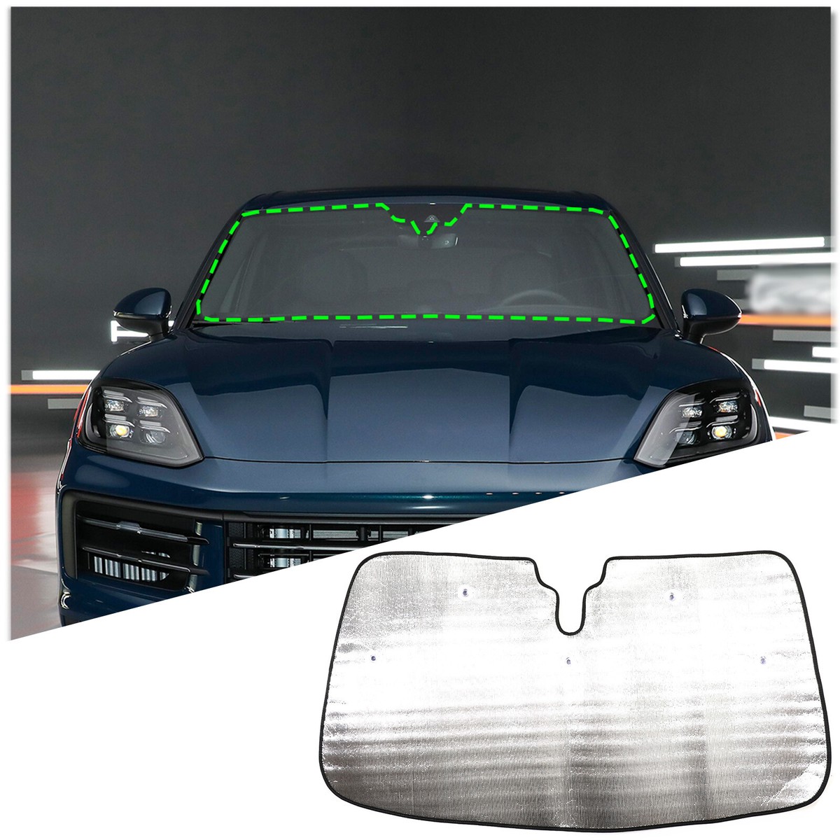 PORSCHE純正 カイエン サンシェード Sunshield Cayenne Amazon.com: Genuine OEM Porsche Cayenne Sunshade (2011-2012
