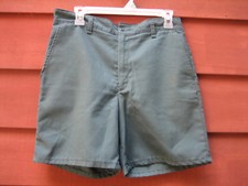 2 pr Weargaurd WORK WEAR work shorts 32 green 1 DREE619G 227SG UNIFORM USA MADE!