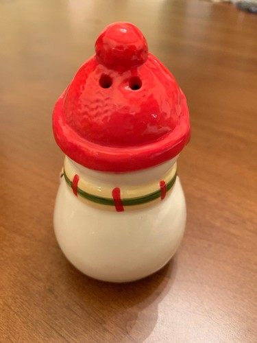 Oh What Fun Santa & Snowman Salt & Pepper Shakers 3.5” High New - Picture 5 of 8