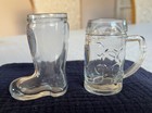 Vintage Set Of 2 Shot Souvenir Glasses HB Hofsbrauhaus Munchen W/Crown — photo 4