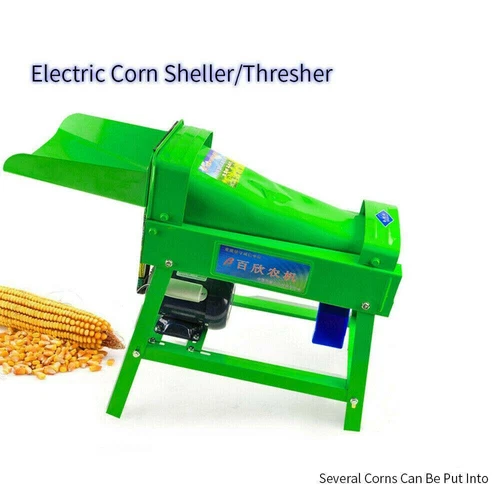 220V 1250W Electric Corn Sheller Thresher Threshing Stripping Machine Farm - Imagen 5 de 21