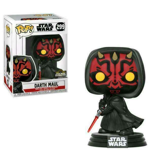 【Exclusive】Funko 299 Darth Maul Funko POP! Star Wars Darth Maul 2019 Celebration Exclusive