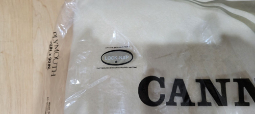 NEW Package Vtg Cannon 72x90 Twin/Full Beige/ cream Plymouth Blanket Satin trim - Picture 5 of 7