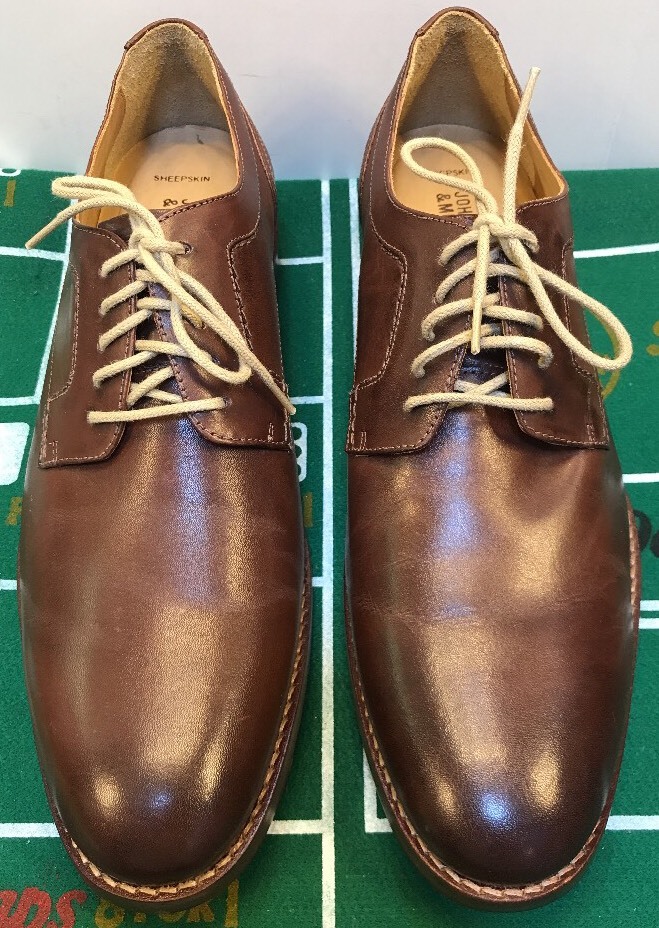 Johnston & Murphy Men 8 M Garner Oxfords Mahogany Brown  display picture 1