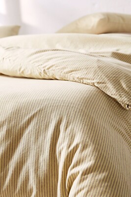 Urban Outfitters Corey Yarn Dye Stripe Jersey Comforter Set