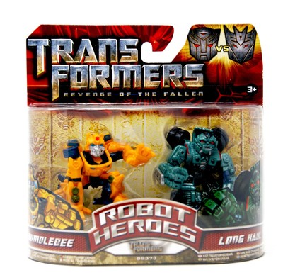 Transformers Revenge of the Fallen Robot Heroes 2-Pack Bumblebee vs. Long Haul