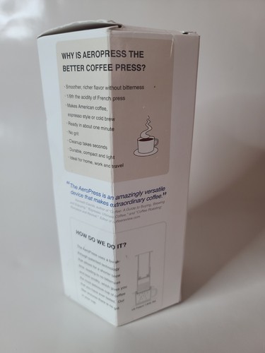 AeroPress Coffee & Espresso Maker French Press Cold Brew Filters New Sealed - Picture 2 of 4