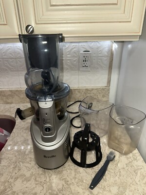 Breville BJS700SIL1BUS1 240W Big Squeeze Electric Slow Juicer - Silver