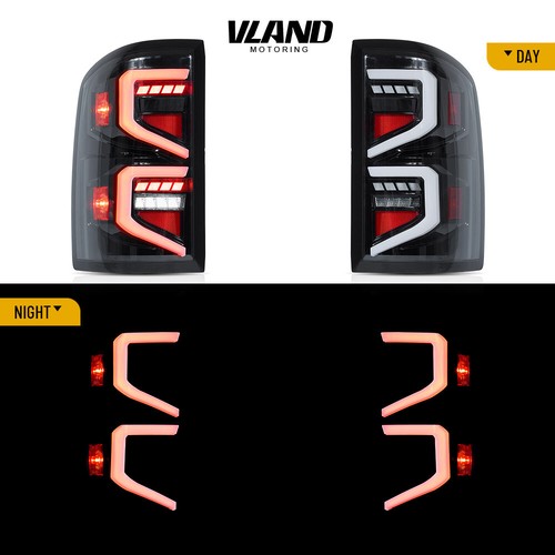 Conjunto completo de luces traseras LED VLAND para Chevrolet Silverado1500 2500/3500HD 07-13 - Imagen 9 de 15