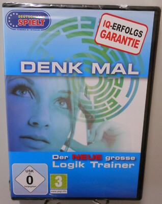 Denk Mal Logik Trainer PC Spiel Software CD-ROM Konzentration Lernfähigkeit T234