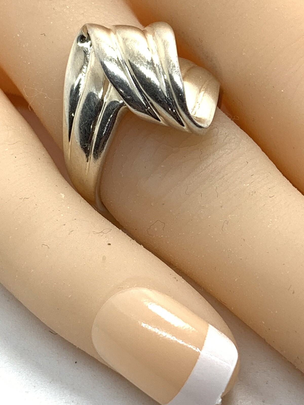 steeling silver ring size 6 Signed - image 2